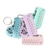 Mini Electronic Keyboard Keychain Pendant Portable Music Toy with Illuminated Keys for Music Lovers & Gift Buyers