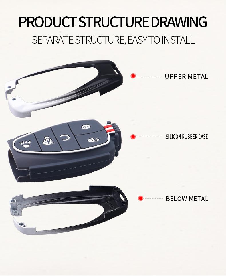 5 Buttons Auto Key Fob Cover Case Fit For Chevrolet Onix Equino Orlando Cruze Spark Sonic Camaro Volt Bolt Trax Malibu Blazer Traverse