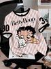 2026 SUMMER  Cartoon Betty Boop Print men Women's Short Sleeve T-Shirt Casual 3d Print Summer MEN WOMEN  Sport Tops T-shirt Tee
