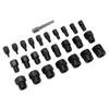 26Pcs Screw Extractor Set Multi Spline Guide Remover Tool for Rust Damaged Studs Bolts