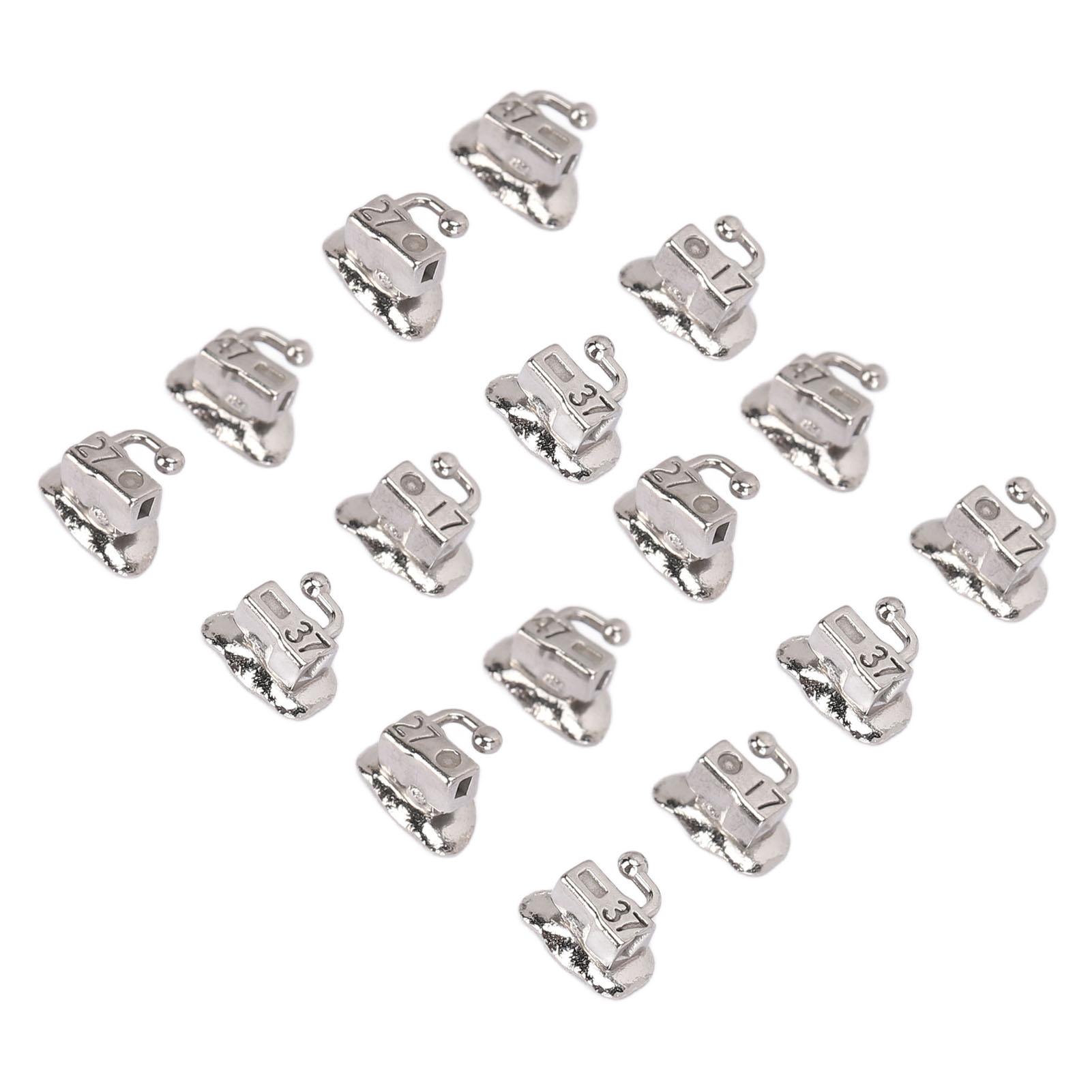 

40pcs Dental Orthodontics Buccal Tube 2nd Molar Bondable MBT 0.022inch Easy Activation Bondable Buccal Tube