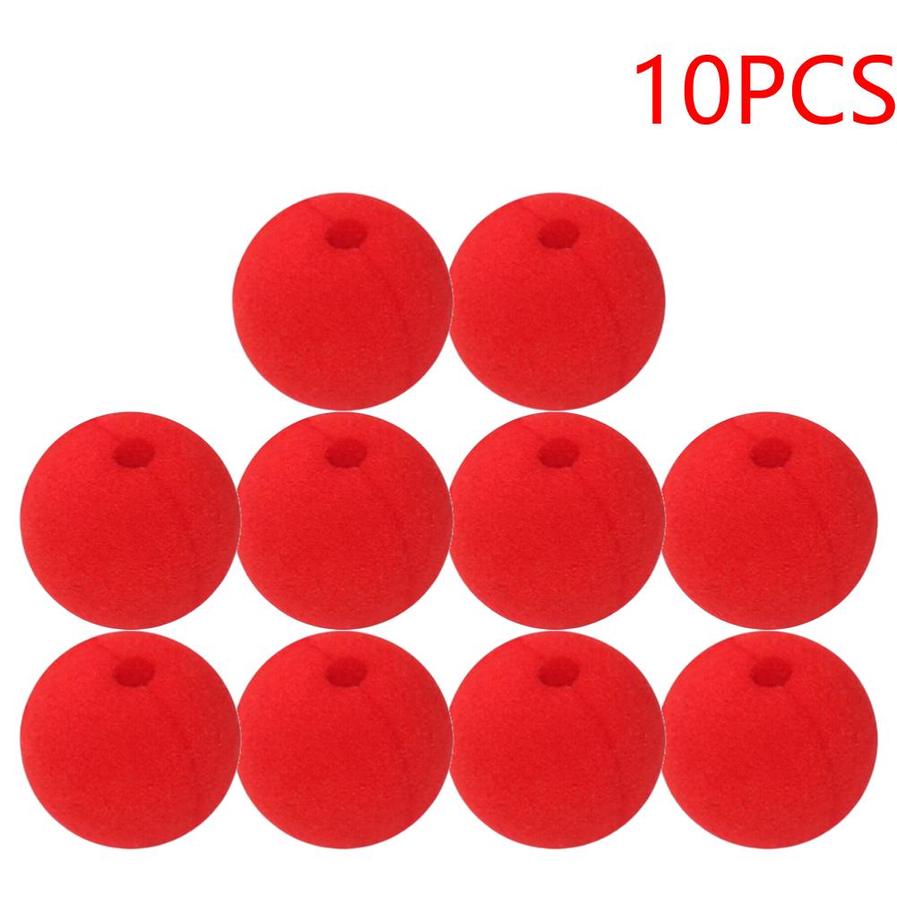 50mm Red Sponge Balls Red Sponge Clown Nose Soft Clown Nose Cosplay Props Party Funny Stage Performance Props