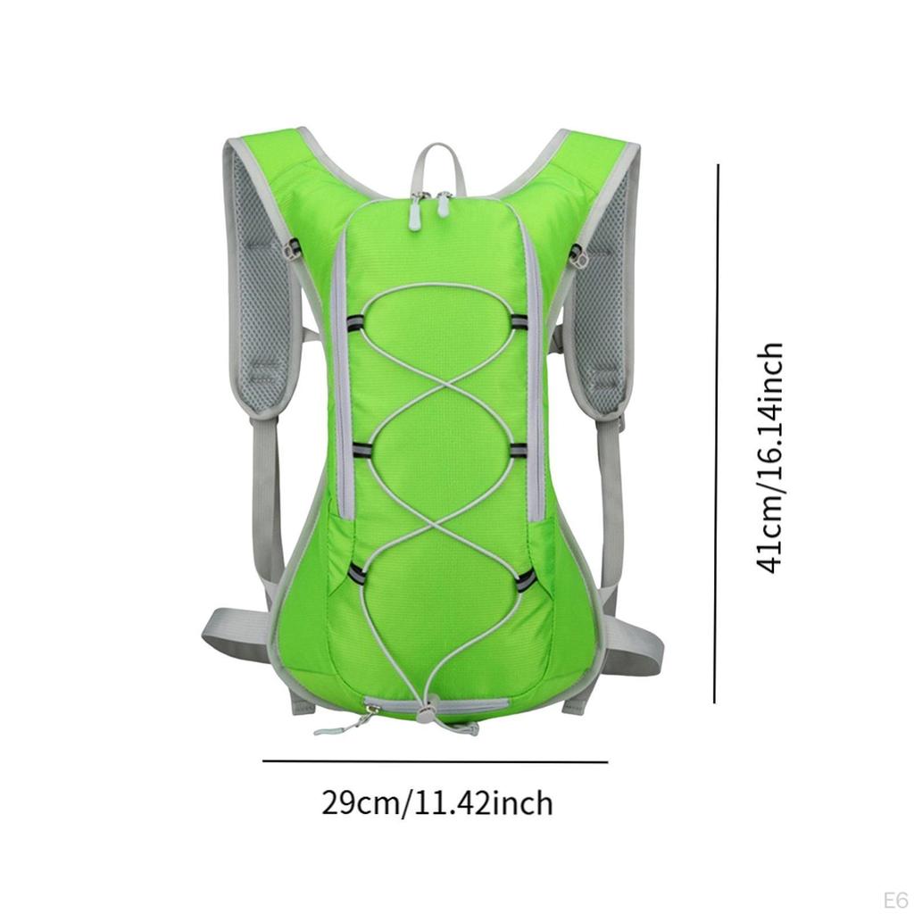 Hydreringsryggsäck Dagsryggsäck Ryggsäck med flera fickor Bärbar packning Utomhus sportväska för