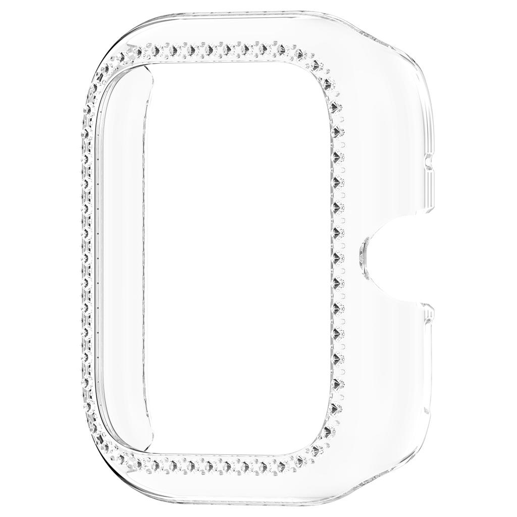 For vivo Watch GT/iQOO Watch GT Clear Watch Case Rhinestone Decorative Hollow Design PC Watch Cover