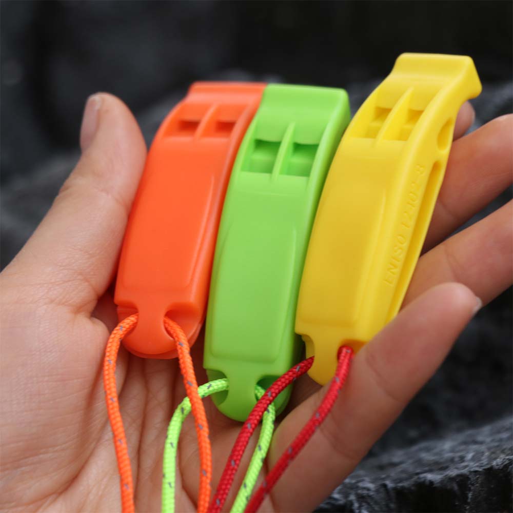 Loud Outdoor Survival Whistle Anti loss Clip Rescue Emergency Whistle Water Sport Rescue