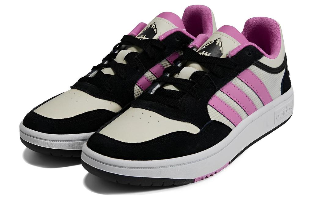 Adidas Hoops 3.0 Lifestyle Shoes 'Black White Pink' Women's HP6907