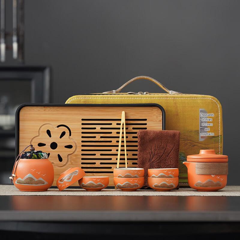 Chuangjing Coarse Pottery Tea Set