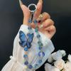 Butterfly Charm Phone Lanyard Charm Glitter Design Mobile Phone Case Chain  Party Accessory