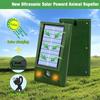 Mini Electronic Ultrasonic Bird Repeller IP66 Waterproof Pigeon Deterrent Strong LED Flashing Pest Controller for Garden Yard