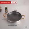Honeycomb Dry Pot Stainless Steel Seafood Rice Pot Lobster Plate Thickened Commercial Creative Double Ear Pan Dry Pot Hotpot