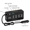 Compact 200W Car Chargers Inverter With Voltage Monitor And Fast Charging USB C Outlet Car Power Inverter for Charging