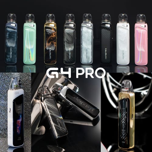 Uwell CALIBURN G4 PRO | Smart Touch | GPP Cartridge | 1800mAh | Includes FlavorKitchen Original Mini Pouch | Electronic Cigarette VAPE Starter Set (Pe