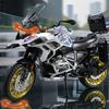 1/10 R1250 Gs Adv Lega Corsa Moto Diecast Metallo Strada Sportiva Moto Modello Suono E Luce Giocattolo Bambini Regalo