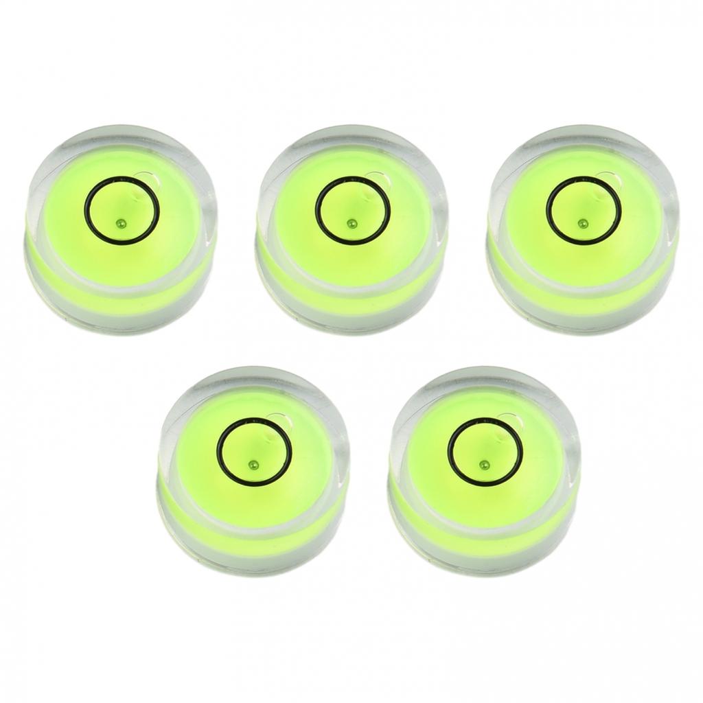 5 Stück Runde Libelle für Wasserwaage für BULLSEYE-Nivellierungsmessung