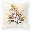 Pillowcase Classic Retro Green Plant Sofa Decoration Pillowcase Nordic Home Waist Cushion Pillowcase