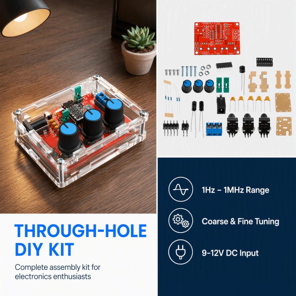 FR-4 Fiberglass DIY Generator Kit ABS Sine Wave Generator  Electronics Enthusiasts