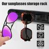 Contemporary Waves Pattern Eyeglass Wall Organizers Plastic Glasses Display Perfect For Small Space And Renters