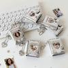 Clear Pocket Mini Photo Album Mini Size Album Keychain High Appearance Book Bag Pendant  Daily Use