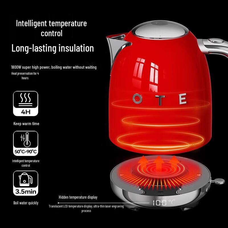 Bollitore Elettrico Termostatico Intelligente OTE in Acciaio Inossidabile 316