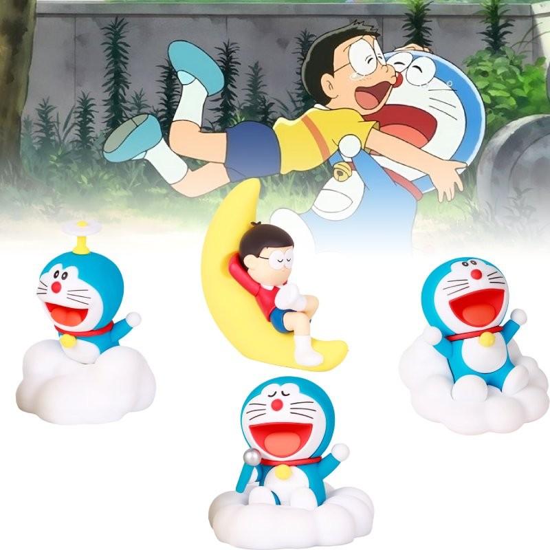 Adorable Pvc Doraemon Night Sky Series Blind Box Figure For Collectors And Fans