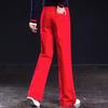 Spring Women's Straight-leg Jeans High-waisted Loose Stretch Jeans Wide-leg Jeans