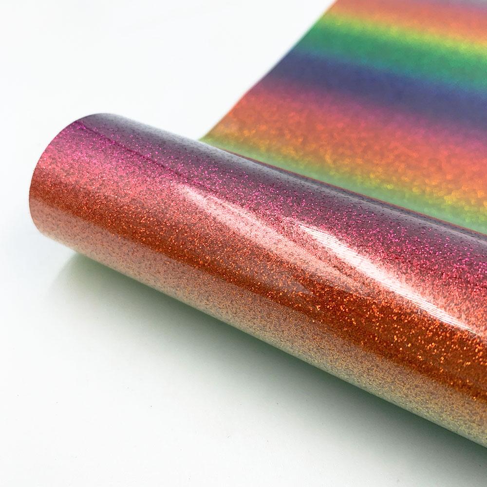 Glitter Heat Transfer Vinyl Film PU HTV Iron On Clothes Vinyl for DIY Tshirt Gifts 38 Assorted Colors Cut by Cameo or Other Tool