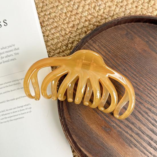 Yousheng Large Octopus Hair Claw Women Thick Hair Back Head Shower Hair Clip Non-Slip Hair Accessories Hair Styling Tools