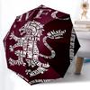 Printed Aston Villa FC logo Folding Umbrella,Outdoor,Leisure,And Travel Umbrella,Durable Umbrella Fabric,Birthday And Holiday Gift