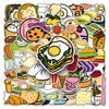 108 Cartoon Food Stickers - Fresh Ins Style for DIY Suitcase, Scooter & Fridge Decor