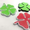 Clover Emblem Car Logo-Suitable For Giulia Stelvio Alfa Romeo Giulia Stelvio Junior Tonale Front Hood Grill Badge Emblem Car Body/Car Windows Sticker