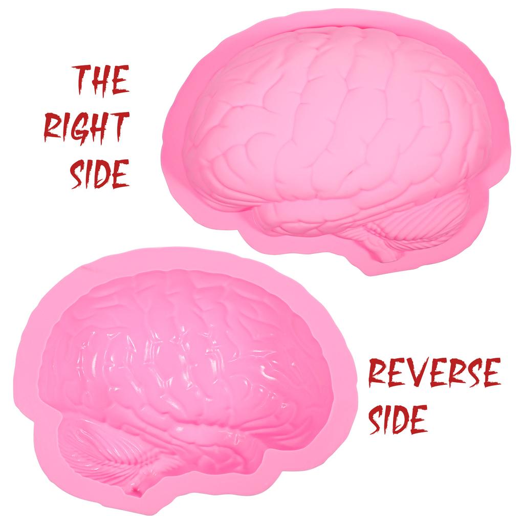 Premium Gehirn Kuchenform Halloween Backform Halloween Backen Silikonform Muffin Puddingform Bequeme Reinigung