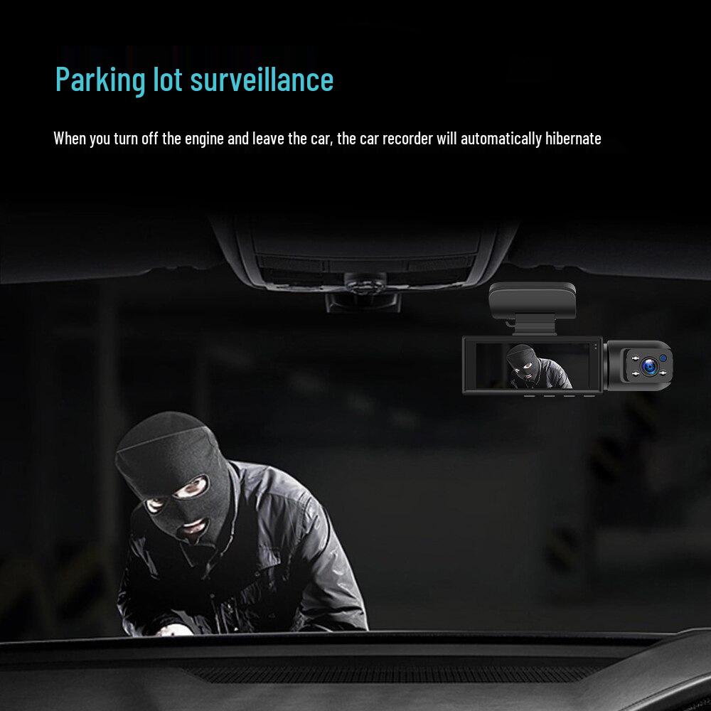 1080p HD Dash Cam with Night Vision & WiFi - 3.16" Triple Lens Car Recorder