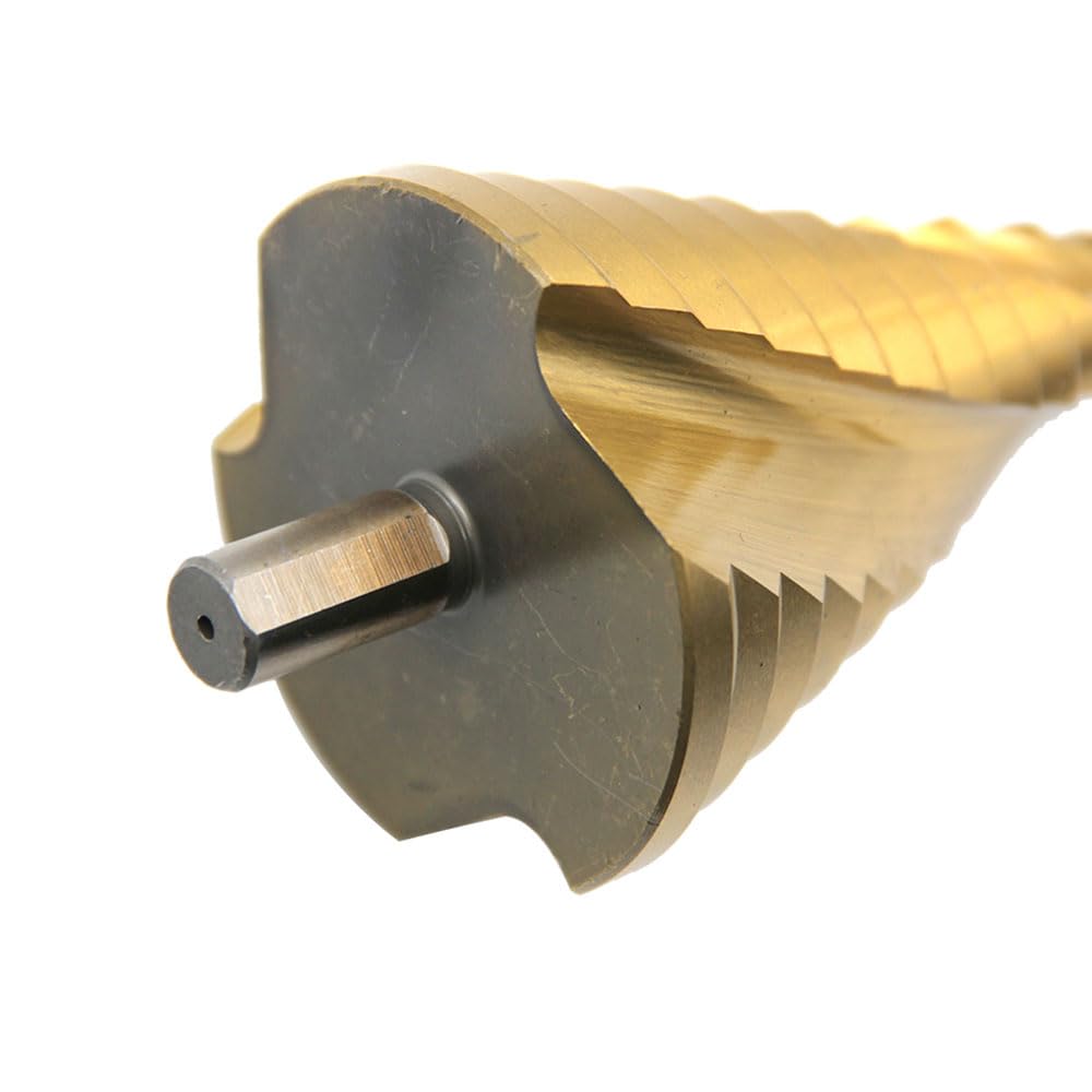 0.2 - 2.6 inches (6 - 65 mm) Hex Shaft Step Drill, Takeoko Drill,