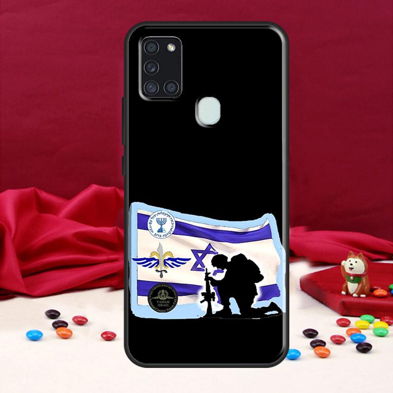 Speciální pouzdro izraelské armády Mossad pro Samsung Galaxy A34 A54 A14 A12 A22 A32 A52 A51 A71 A50 A53 A73 A13 Zadní kryt