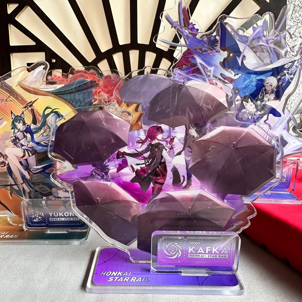 miHoYo Star Rail Firefly Dan Heng Luna Figurine Set: Acheron, Aventurine, Kafka, Silver Wolf, Jingliu, Xueyi Standees