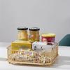 Double Layer Fruit Basket Storage Rack Organizer Heavy Duty Iron Material for Kitchen Bathroom Home Use