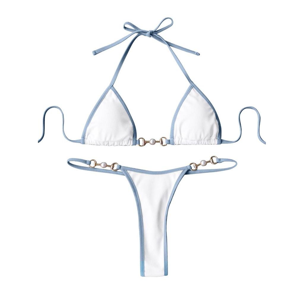 Bikini badedrakt for kvinner Halter Thong Todelt badedrakt