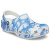 Crocs Classic Clog EVA Classic Futuristic Rendering Beach Sandals Unisex Sandals Blue White 206868-100