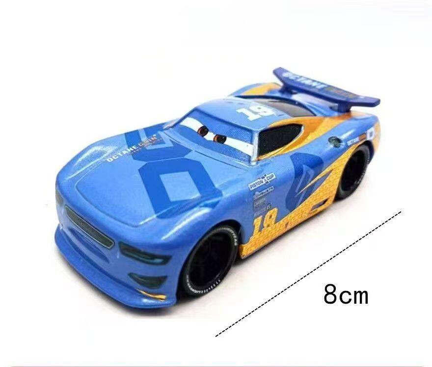 Disney Cars 1:55 Diecast Alloy Racing Car - Lightning McQueen & Jackson Storm Metal Model Collectible Christmas Gift