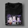 Mejiro McQueen Uma Musume Anime T-Shirts for Men  Vintage Pure Cotton Tees O Neck Short Sleeve T Shirts Graphic Tops