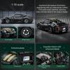 Cada 1655Pcs 1:10 New  Rc Classic Germany  Sports Car Led Building Blocks City Remote Control Racing Car Bricks Toys Boy