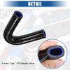 X AUTOHAUX Silicone Reducer Hose Pipe Bend Turbo Intercooler 135 Degree Elbow Inner Diameter 19mm Black
