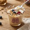 Heat-Resistant Glass Bowl Wide Mouth Yogurt Bowl High Beauty Cereal Bowl Breakfast
