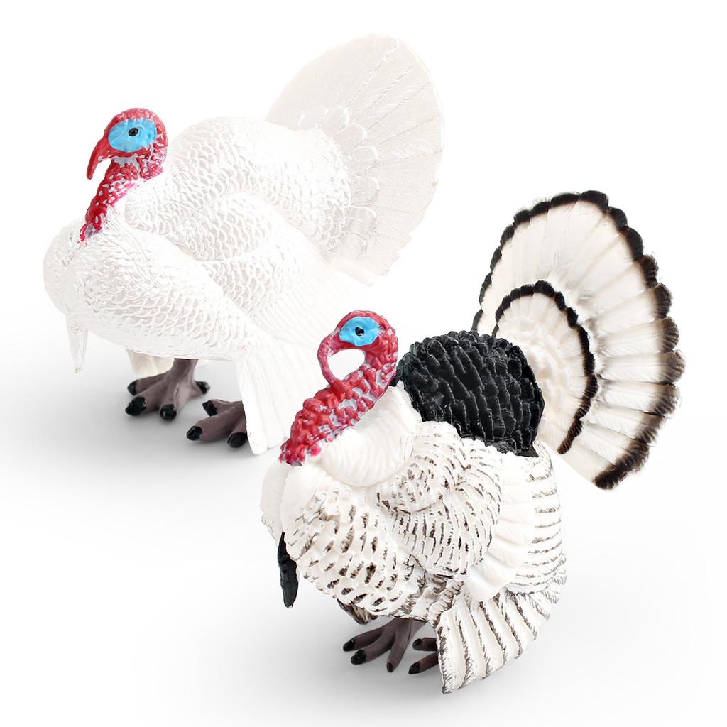 Farm Animal Pvc Model Turkey Toy Collectible For Kids Classroom Learning And Decor