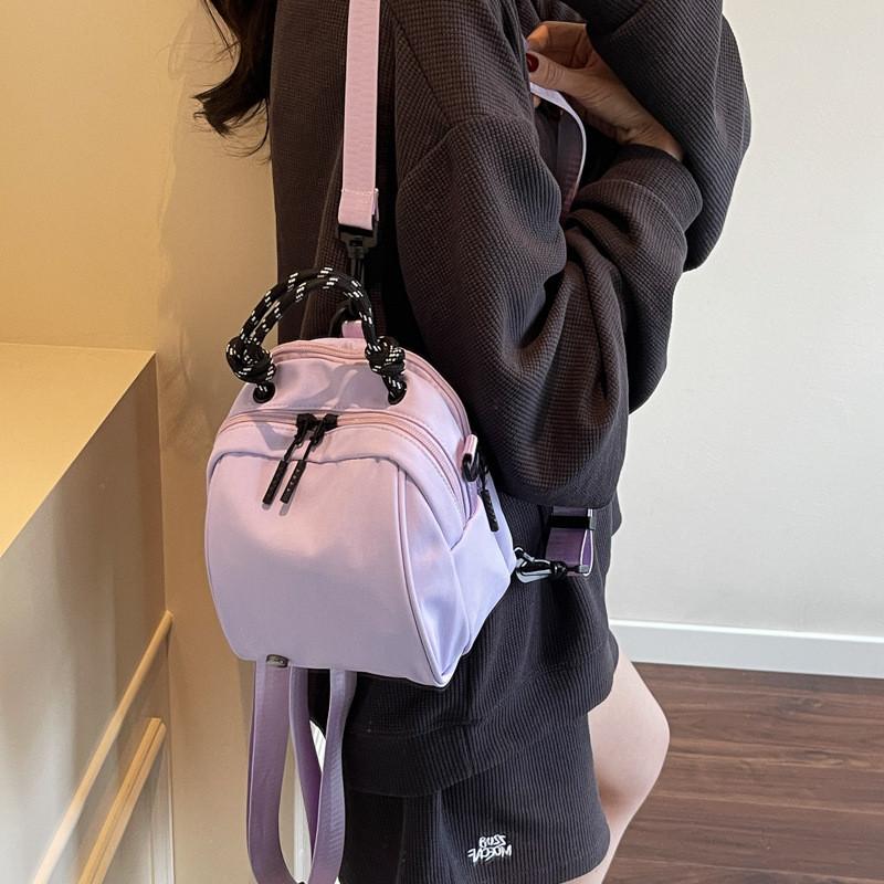 Lightweight Nylon Backpack Multi Compartment Urban Minimalist Crossbody Bag For Daily Commute Unisex