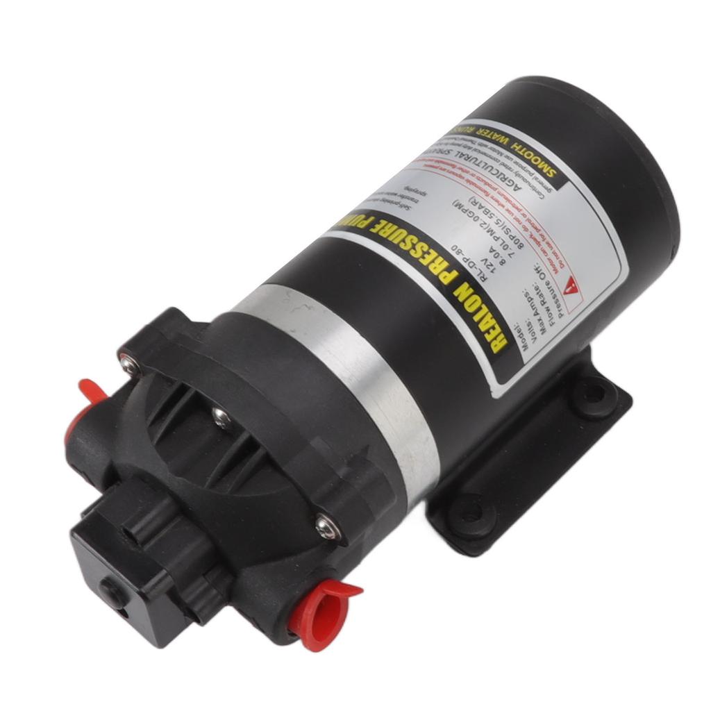 12V DC Hochdruck Membran Pumpe Horizontale Selbstansaugende Pumpe Roller Wasserreiniger Spray Wasser