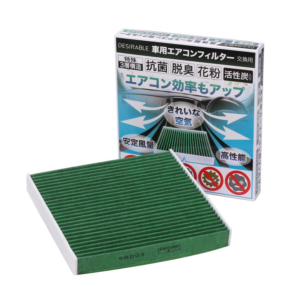 Desirable Replacement Air Conditioner Filter with Activated Carbon for Honda Vehicles, Removes PM2.5, Viruses,