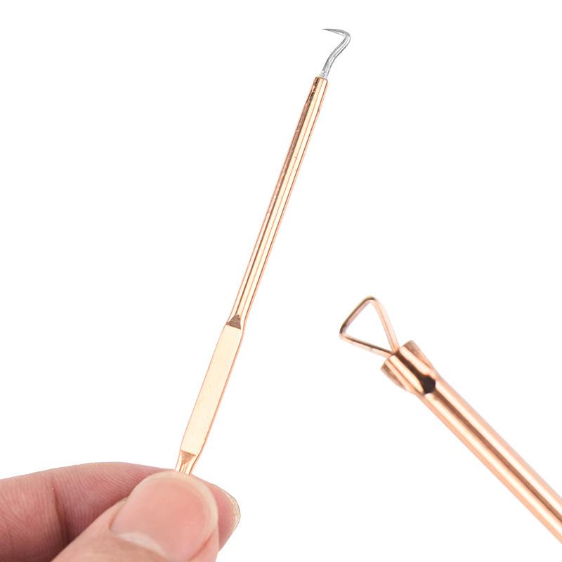 5-Piece Stainless Steel Blackhead and Pimple Extractor Set