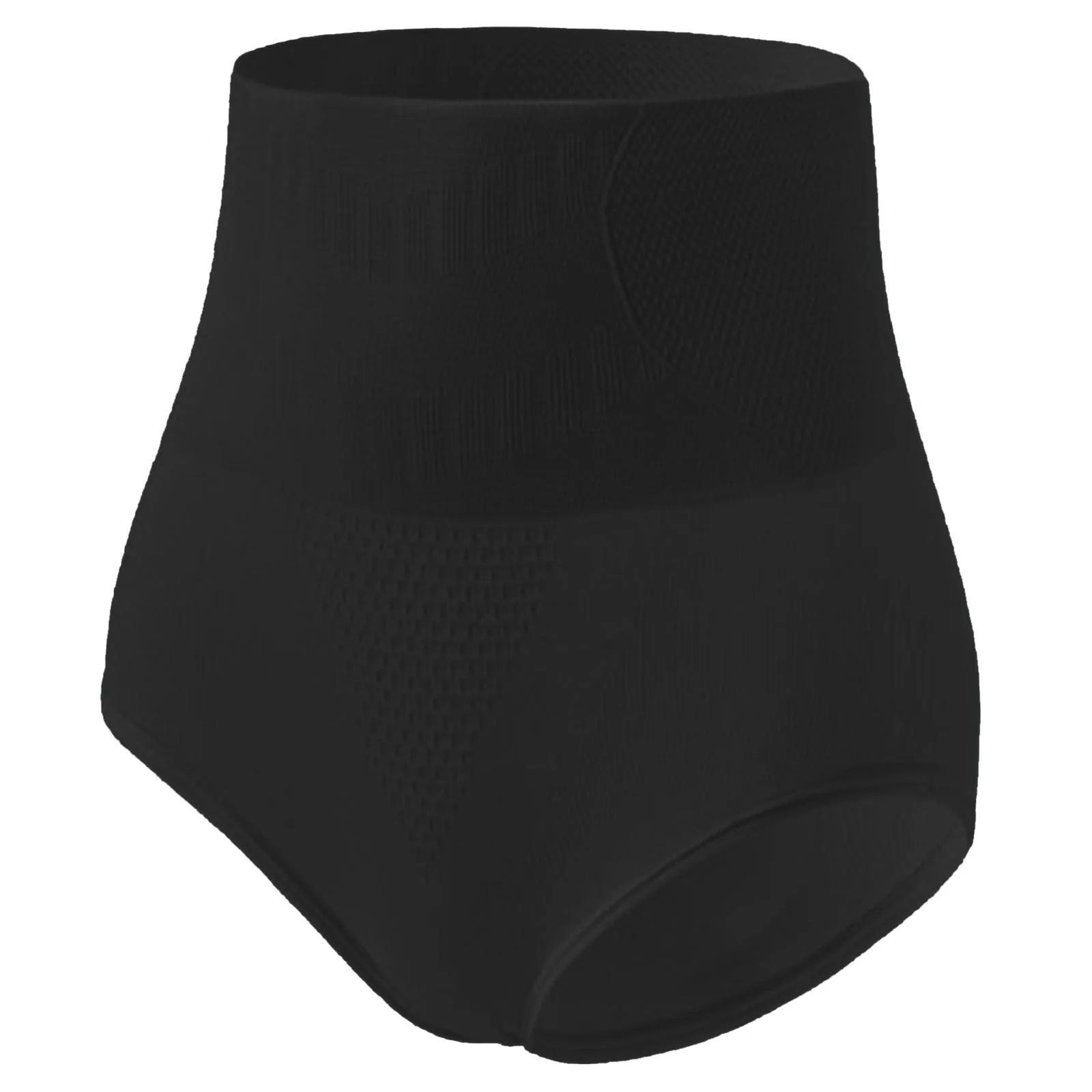 Women s Shapewear Shorts High-Waist Tummy Control Body Shaper Seamless Butt Lifter Breathable Fabric S чёрный