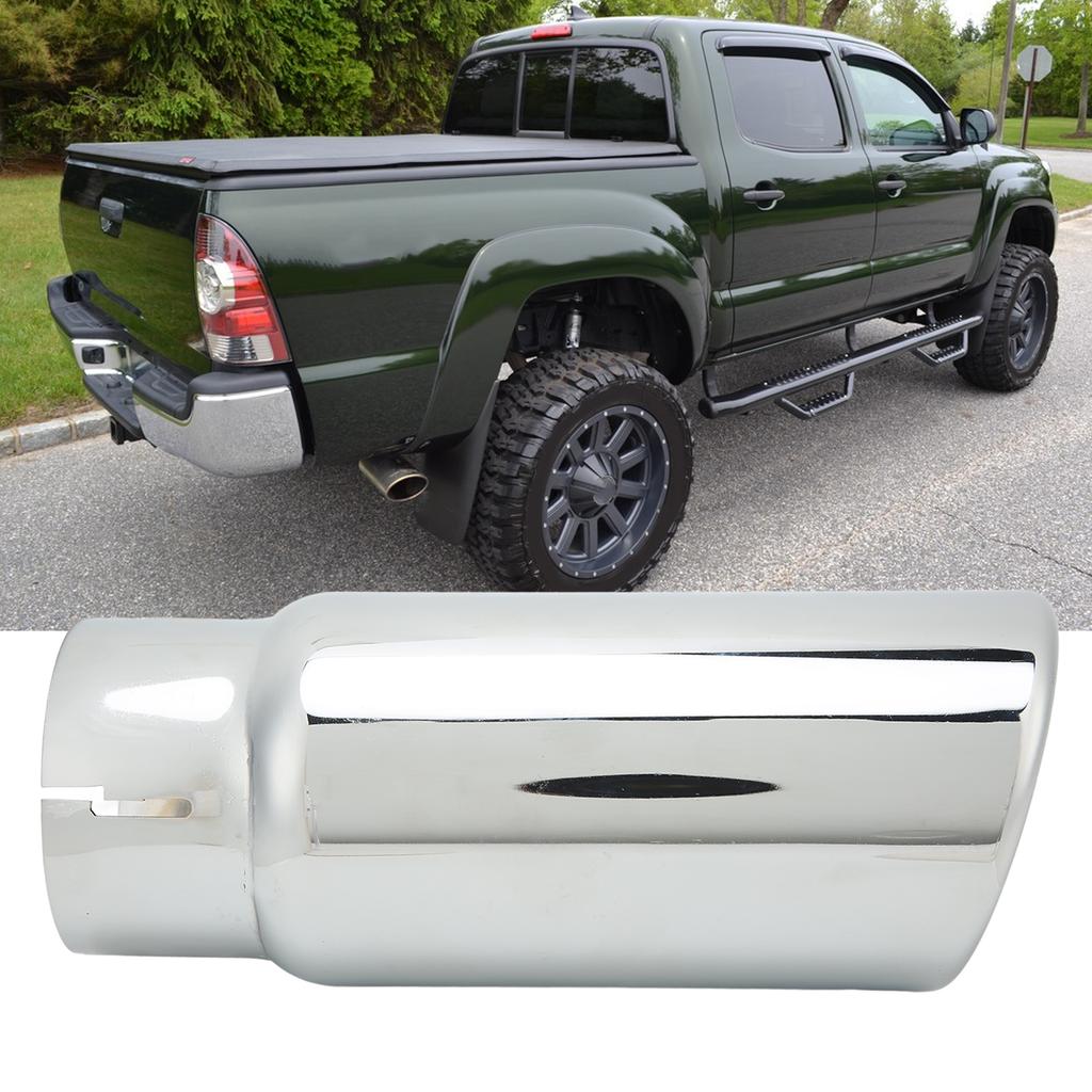 Metal Exhaust Muffler Tip with Clamp Expandable Inlet PT932‑35180‑02 Replacement for   2005‑2020